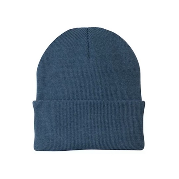 NWOT Muted Blue Cuffed Beanie - Picture 1 of 1